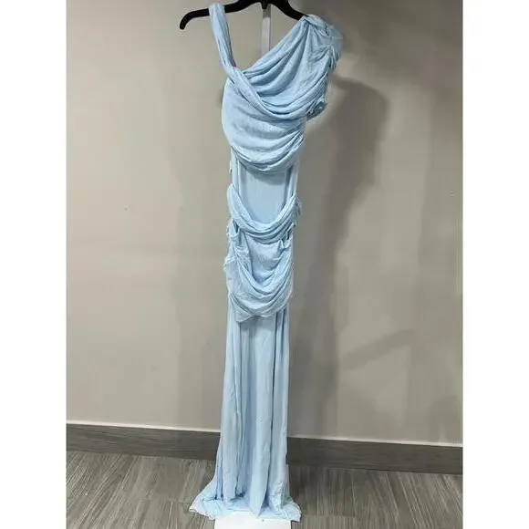 Deme ALBA maxi dress in light blue